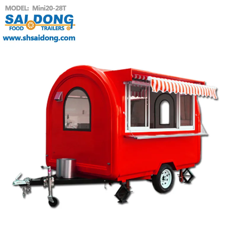Wholesale Price hot selling food cart Australian standard concession mobile food cart trailer