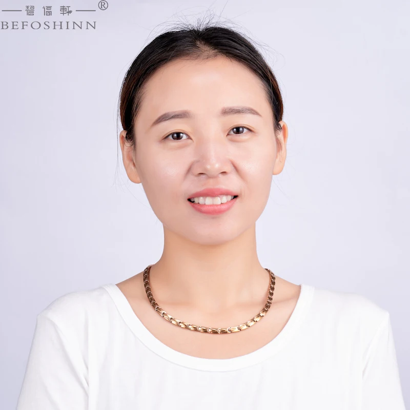 Luxury Titanium Germanium Bio Hip Hop Style Healthy Energy Necklace Accessories for Men and Women