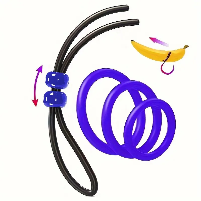 HOT sale delay ejaculation glans penis cage cock sex toys rings sleeve triple black cock rings for men
