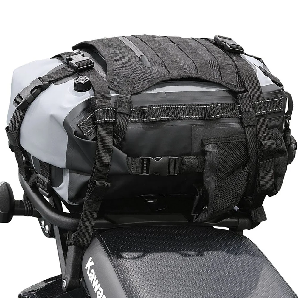 Hot sell premium waterproof motorcycle saddle bag motorbike backpack