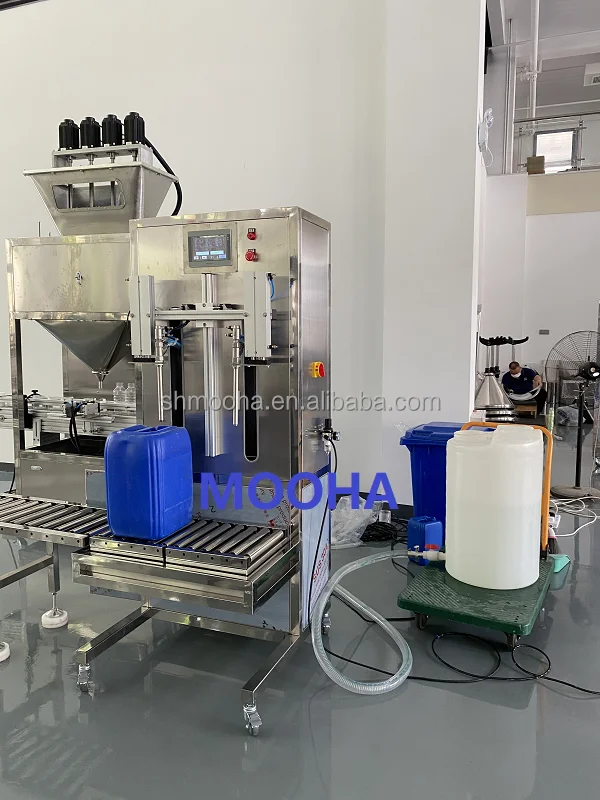 Multifunctional Chocolate Jam Bottle Filling Machine Fruit Juice Liquid Bottling Machine 5kg Cooking Oil Honey Weighing Bottler