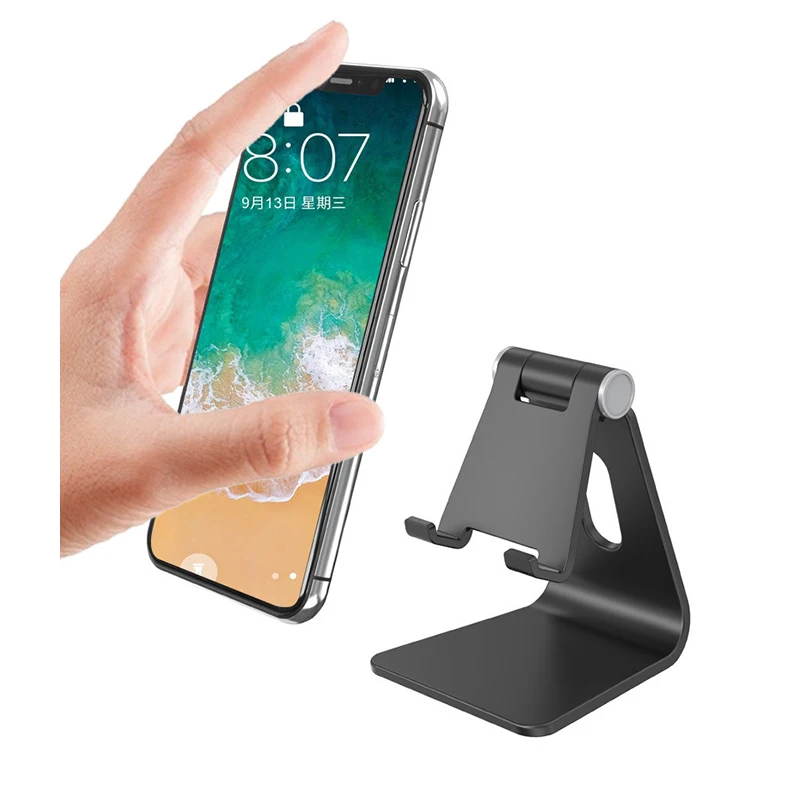 OEM Lazy Personalized Security Display Mobile Tablet Foldable Stand Phone Holder For Hanging Mobile Cell Phone Stand Accessories