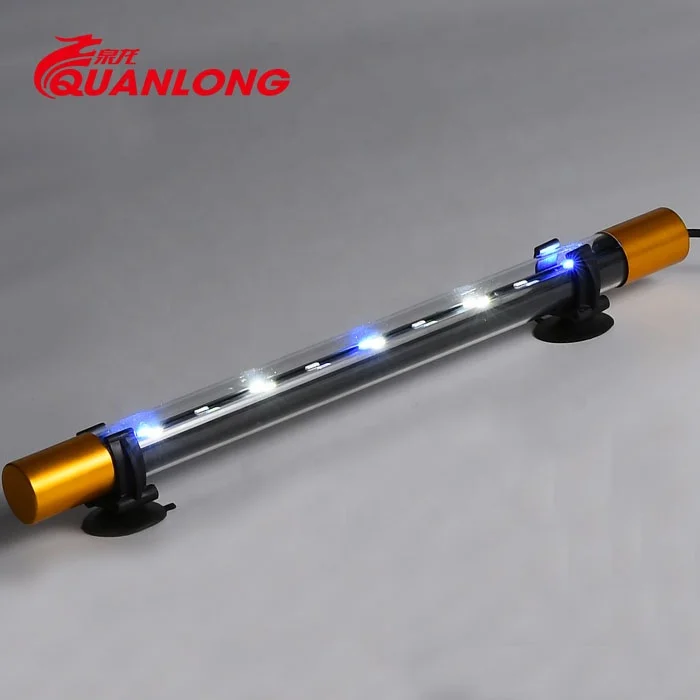 Quanlong hotsale marine T8 led tube lamp  submersible wrgb aquarium led  light