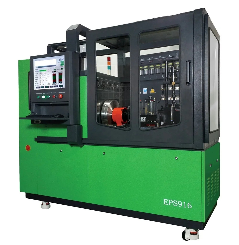EPS916 common rail injector XPI HEUI EUI EUP CAT320D testing test 6 injectors at same time common rail pump test bench