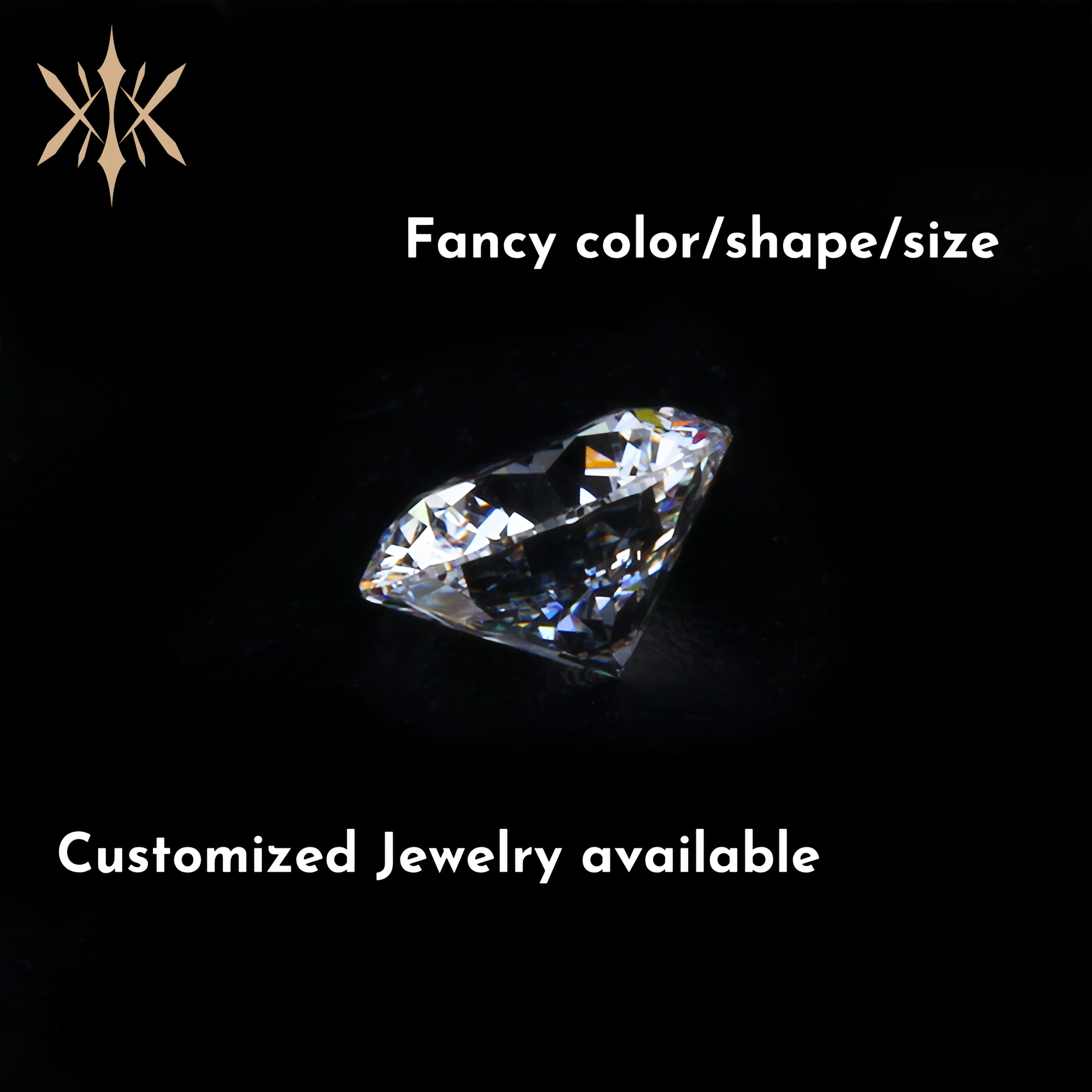 Professional Manufacture 2024 High Quality Mosanite Diamond 3 Carat Round