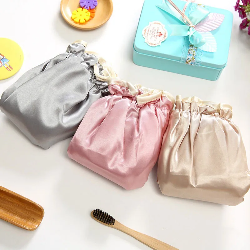 Reusable Waterproof Bathing Wear Stretchy Women Bath Hat Double-layer Shower Cap