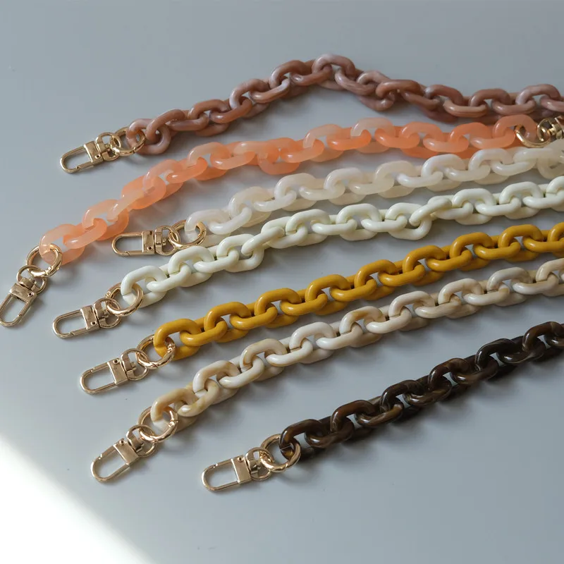 LOYALTY Acrylic Resin Plastic Handbag Accessories Bag Chain Bag strap Phone chain
