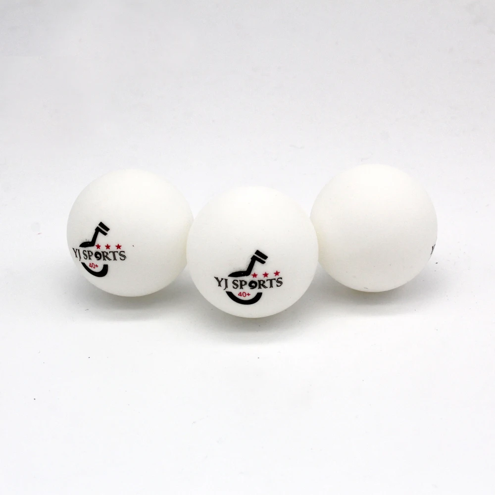 YJ 40+ training 3 star white ABS plastic pingpong training ball  table tennis ball