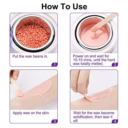 professional smart novell waxing machine hair removal depileve mini high power 100 watts filter hot heater warmer