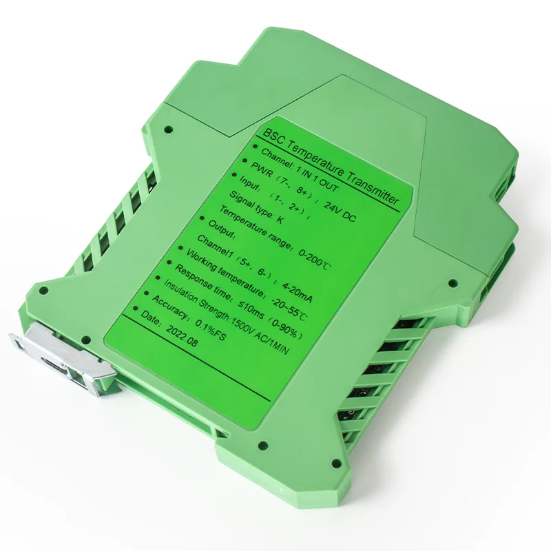 Top Rated Temperature Analog Signal Isolator With Multi-channel Photoelectric Isolation Pt100 Signal Converter