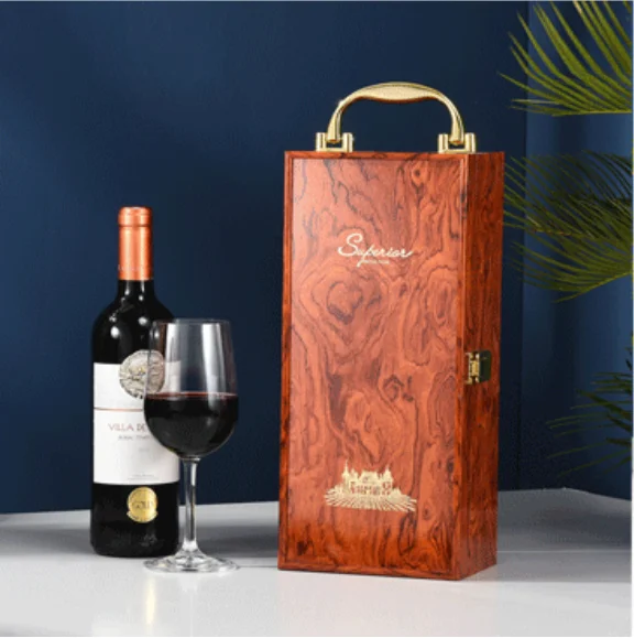 Винтажные Аксессуары для вина в классическом стиле, стеклянный чехол для виски, Подарочная деревянная коробка для виски