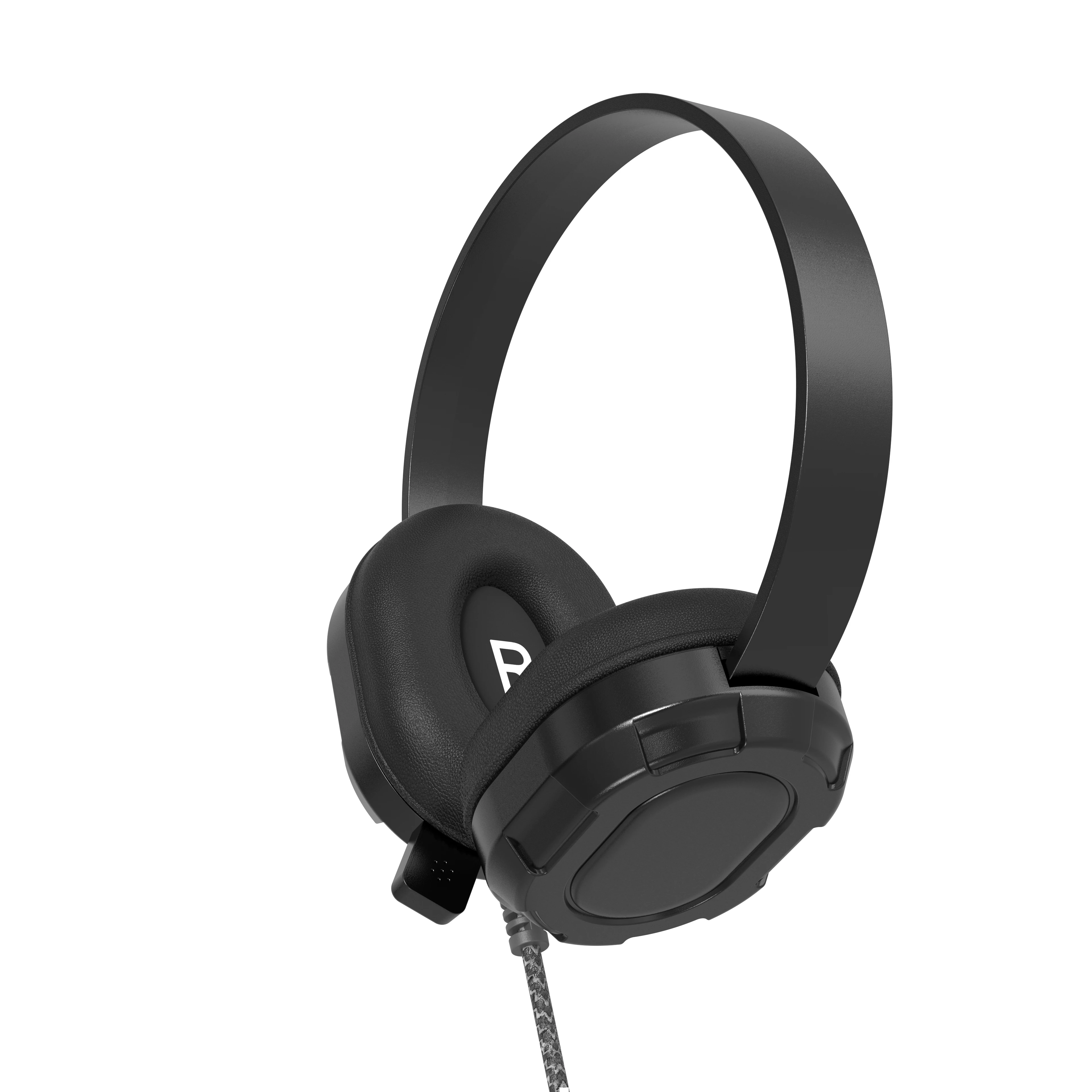 Wired headset with 3.5 mm Audio Jack - fits standard audio jacks to the devices students use