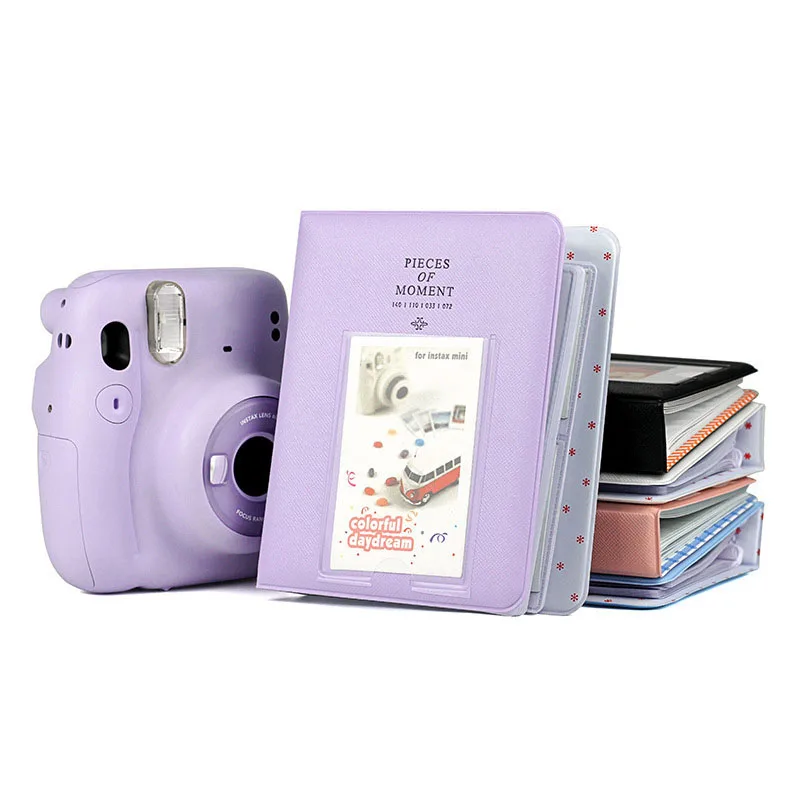 Wholesale Custom Small Waterproof Instax Hardcover Mini Photo Album Cards Binder Colorful Custom Collection Books