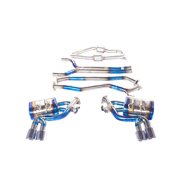 High Performance Titanium Exhaust Catback System For Ferrari 488