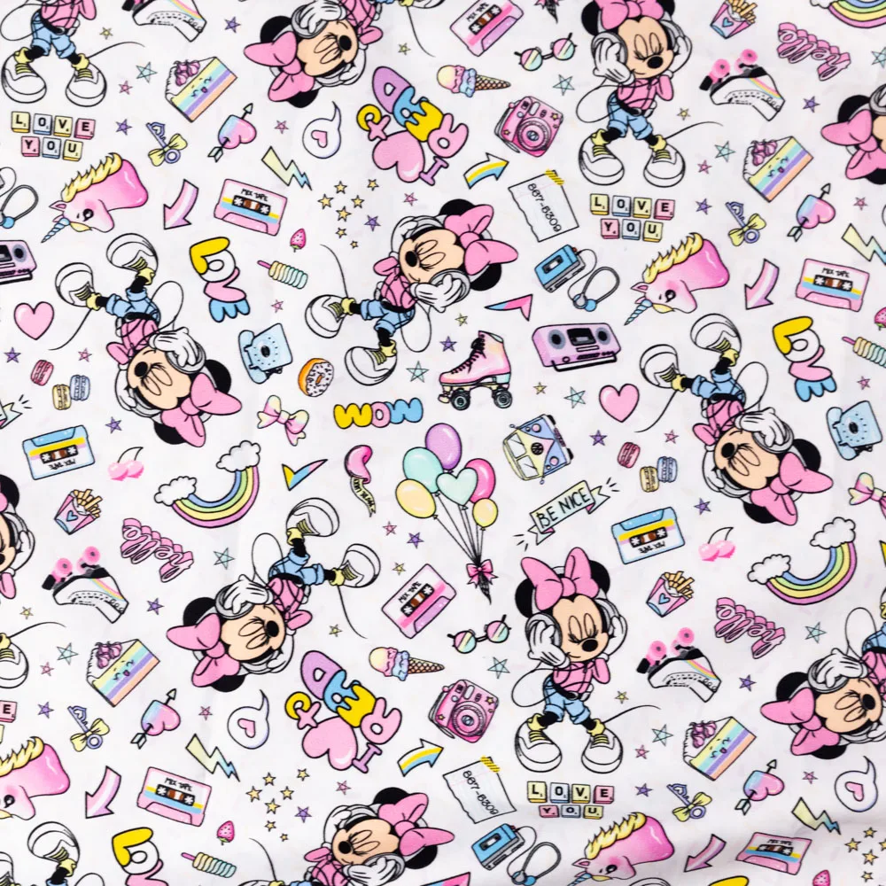 Oeko tex ткани небольшую партию получения информации об оптовой цене американского мультфильма изготовленный на заказ цифровая печать 100% хлопчатобумажные сплетенные ткани для маленьких детей