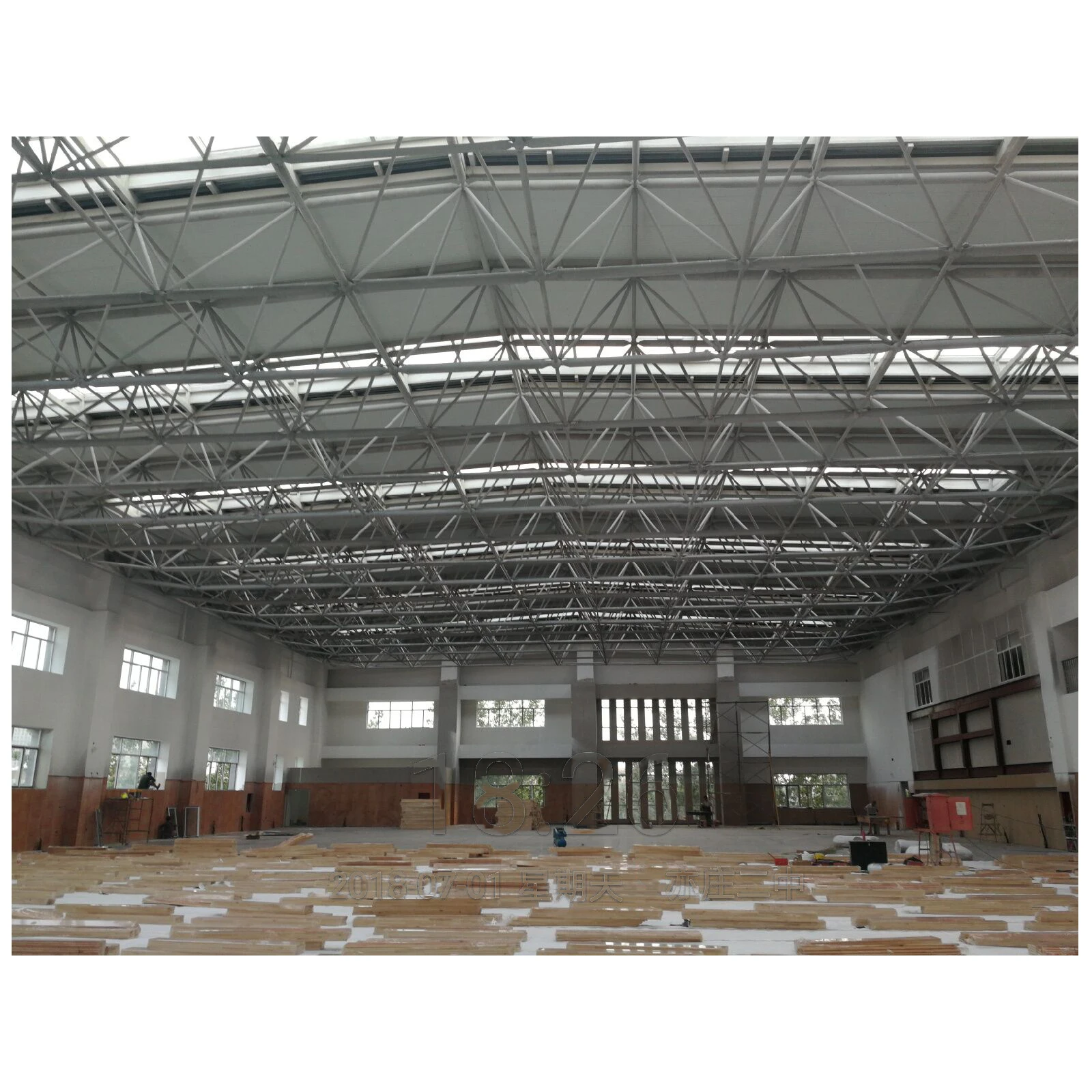 
Large Span prefab light industrial steel structure building construction 