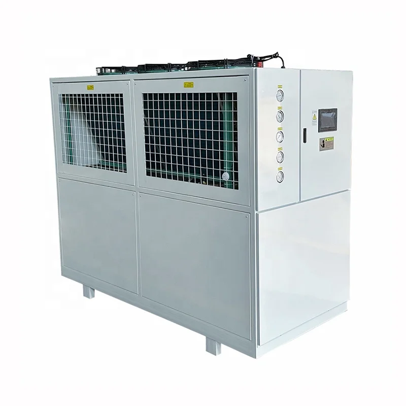 Zhangjiagang Beverage Glycol Chiller Air Cooled Chiller 20hp