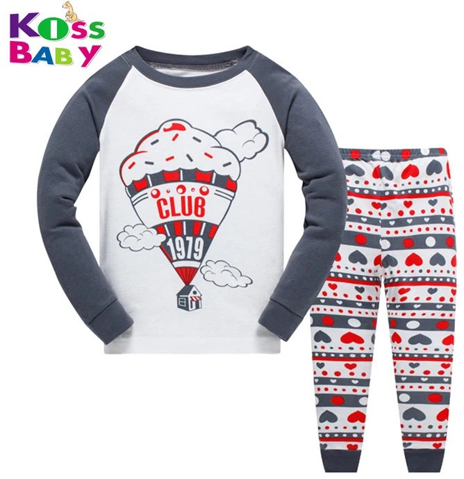 
2-7Y many designs wholesale baby clothes pants set 100% cotton baby boys pajamas 