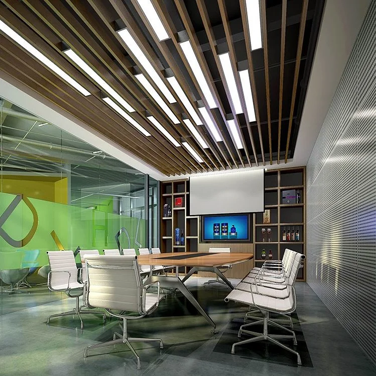 High Lumen Good Quality Warehouse Office Indoor Lighting 40w Steel Sheet Led Batten Strip Light