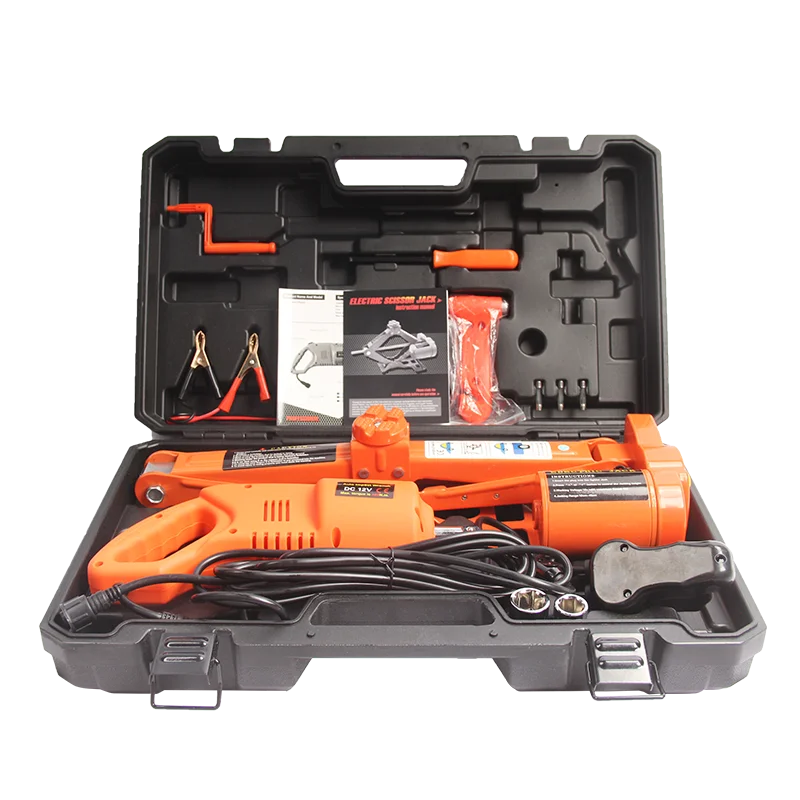factory outlet 2T portable electric car jack and wrench set