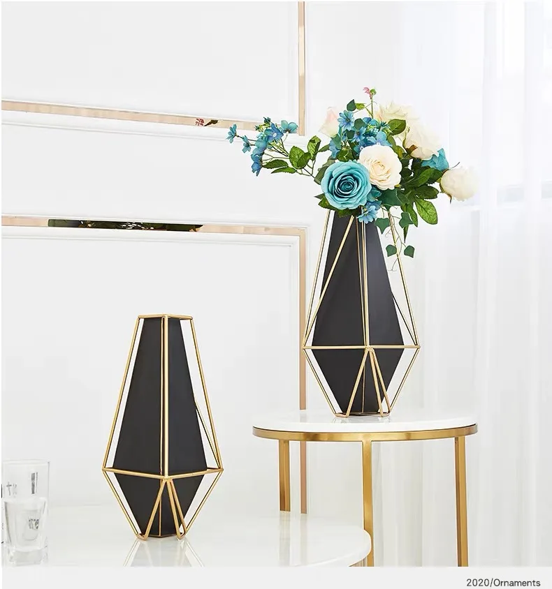 Metal Flower Stand Test Tube Wedding Centerpieces Metal Vases For Home Decor