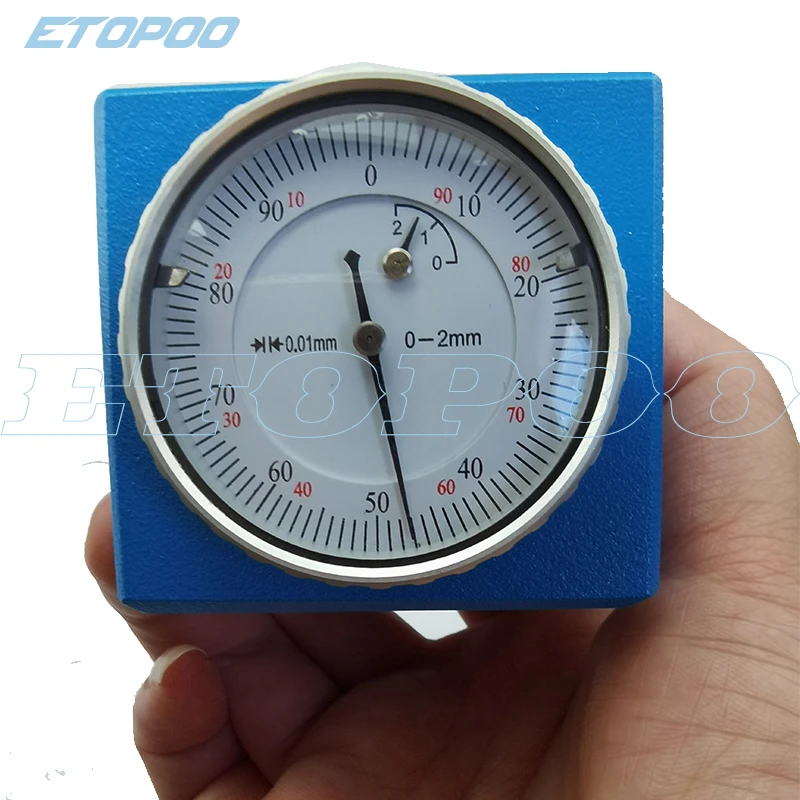 Magnetic Z Axis Tool Dial Zero Pre Setter 0.01mm Gage Offset CNC Metric Range 0-2mm