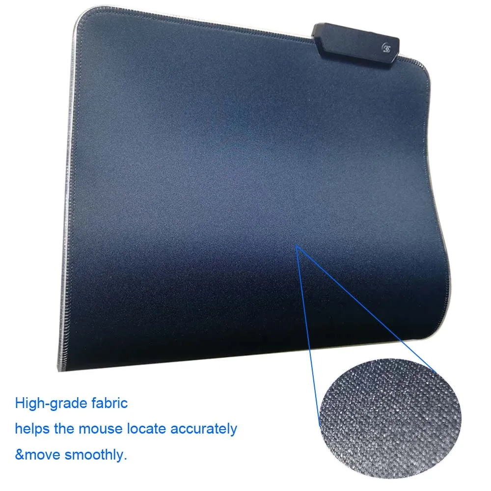 high cost performance LED ergonomic larger create custom sublimation gaming rgb mouse pad