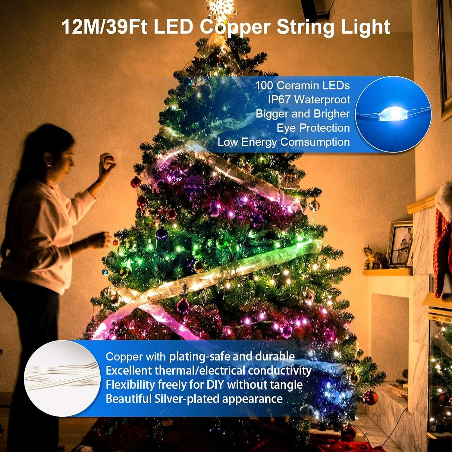 Price Drop 1Year Outdoor Led String Lighting Light Strings Led String Light Christmas