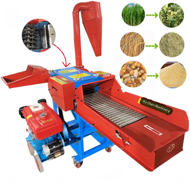 Multifunctional 5-Ton Crushing Machine for Home Use and Manufacturing Plant Capable of Cutting Dry and Wet Grass