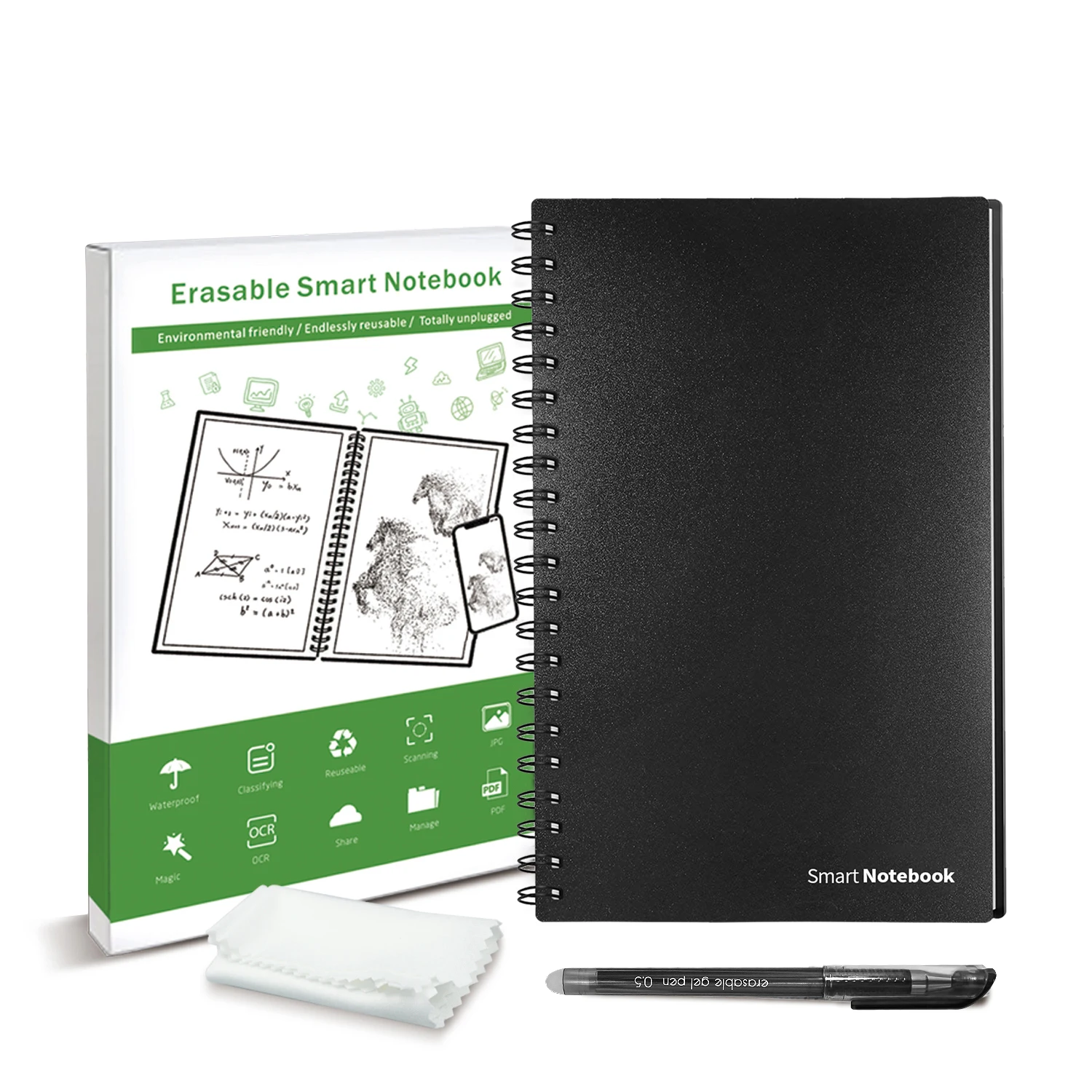 Cheap Electronic B5 Notepad Wire Bound Smart Reusable Notebooks