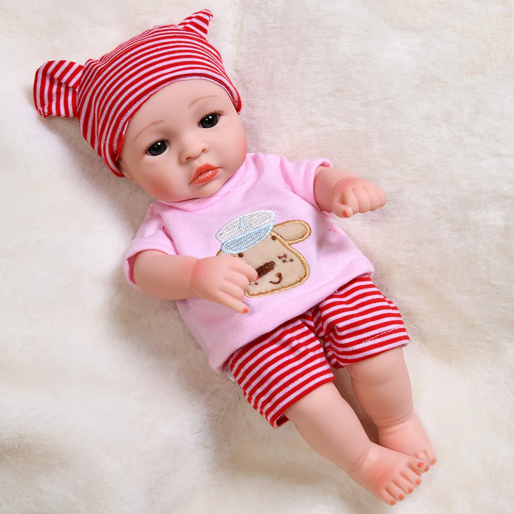 14in Real Life Reborn Silicone Baby Dolls Soft Toy for Girls Kids Gifts Combination of Plush Plastic Inspired Baby Alive dolls