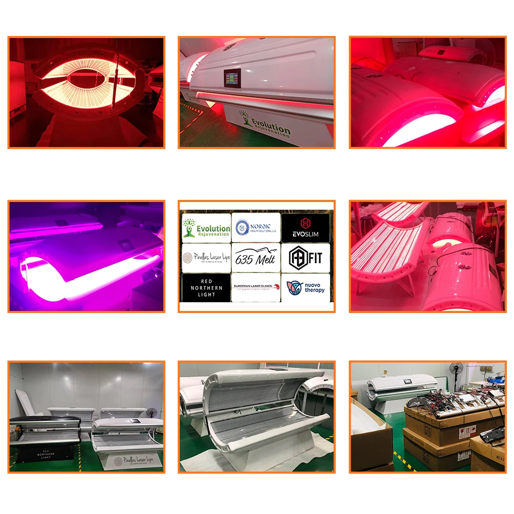 Suyzeko Body Shaping Whole Body Red Light Therapy Bed 635nm 660nm 810nm 850nm Far Infrared LED Light Therapy Bed