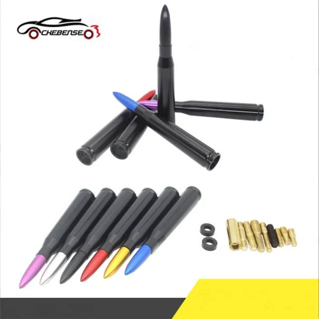 Direct supply car modified antenna car decoration roof bullet antenna modified bullet antenna off-road vehicle antenna