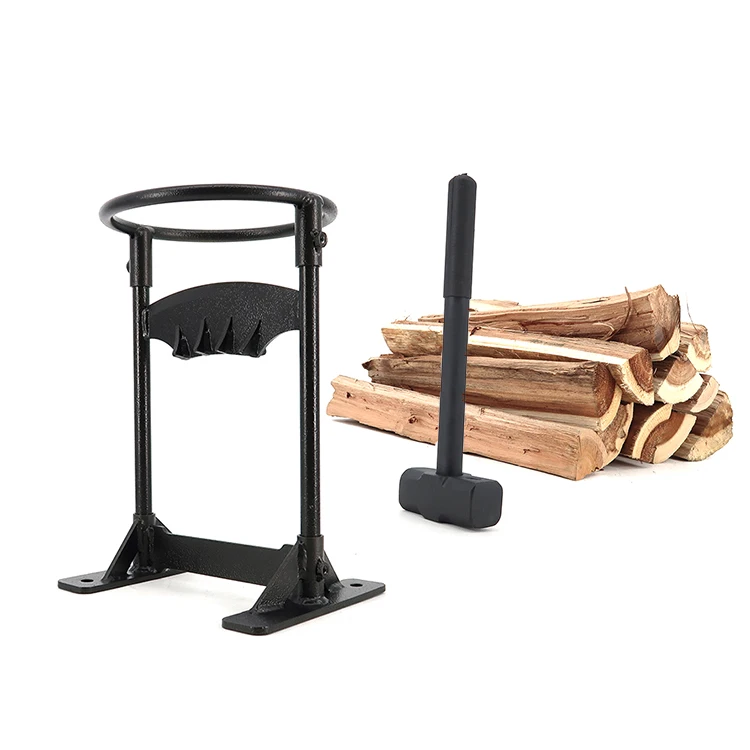 Manual Firewood Distributor Wedge Hatchet High Carbon Steel Kindling Handmade Fast Wood Log Splitting Firewood Splitter