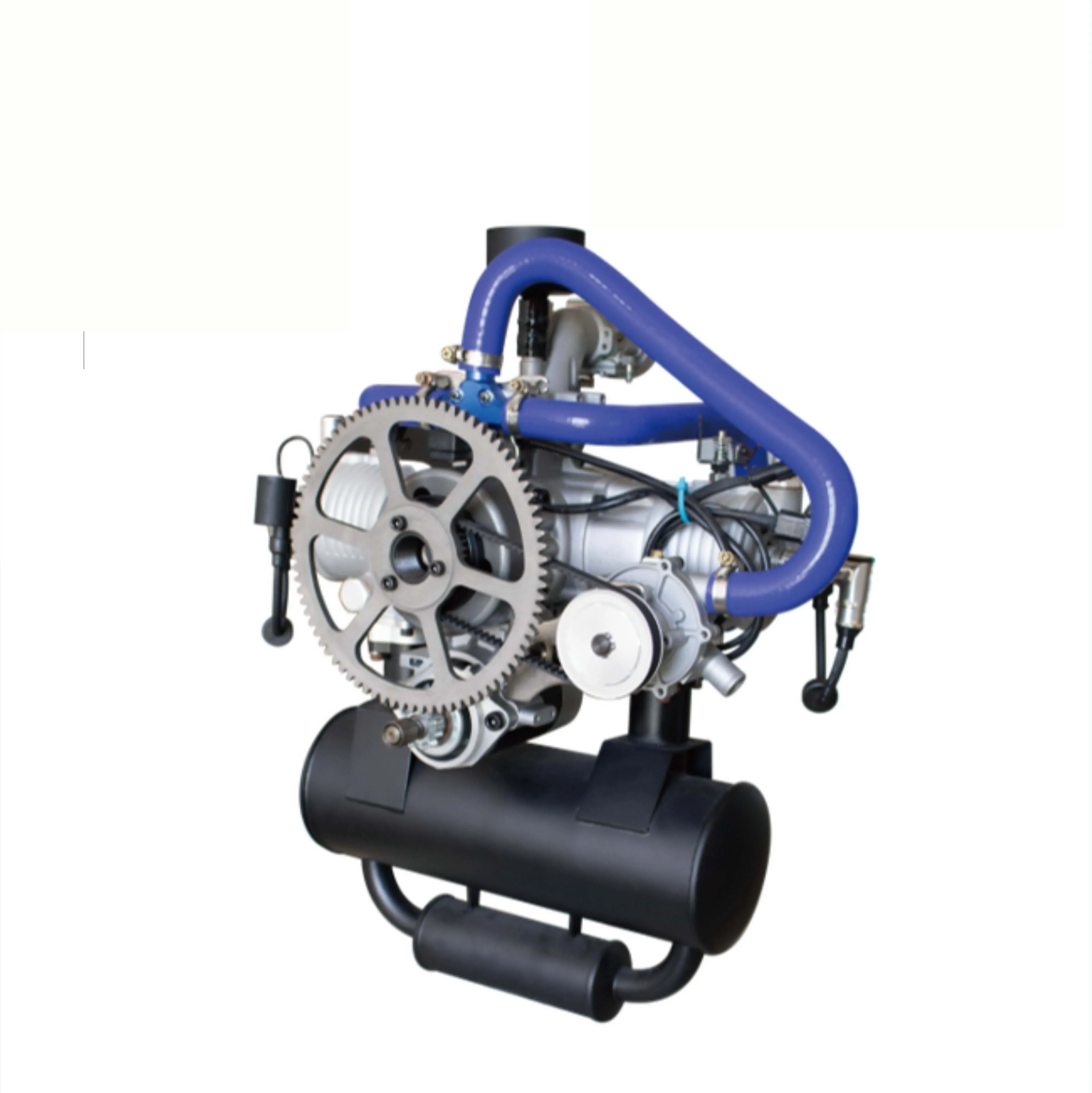 Двухцилиндровый Горизонтально оппозитный двухтактный бензиновый двигатель с жидкостным охлаждением Модель самолета 275cc