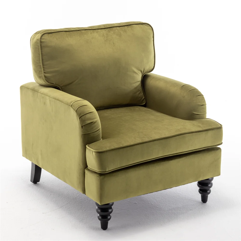 amazon hot selling velvet kd accent chair for living room