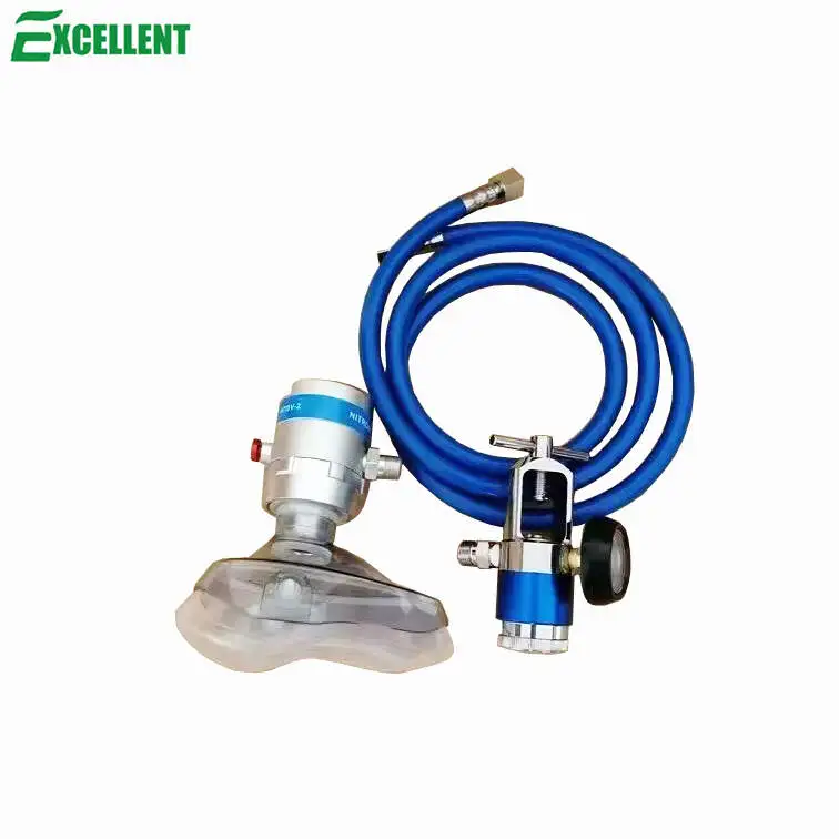 N2o Gas Pressure Regulator Medical Oxygen Equipment Demand Valve Safety 2 Years Adjust Medium Temperature Hydraulic Aluminum OEM