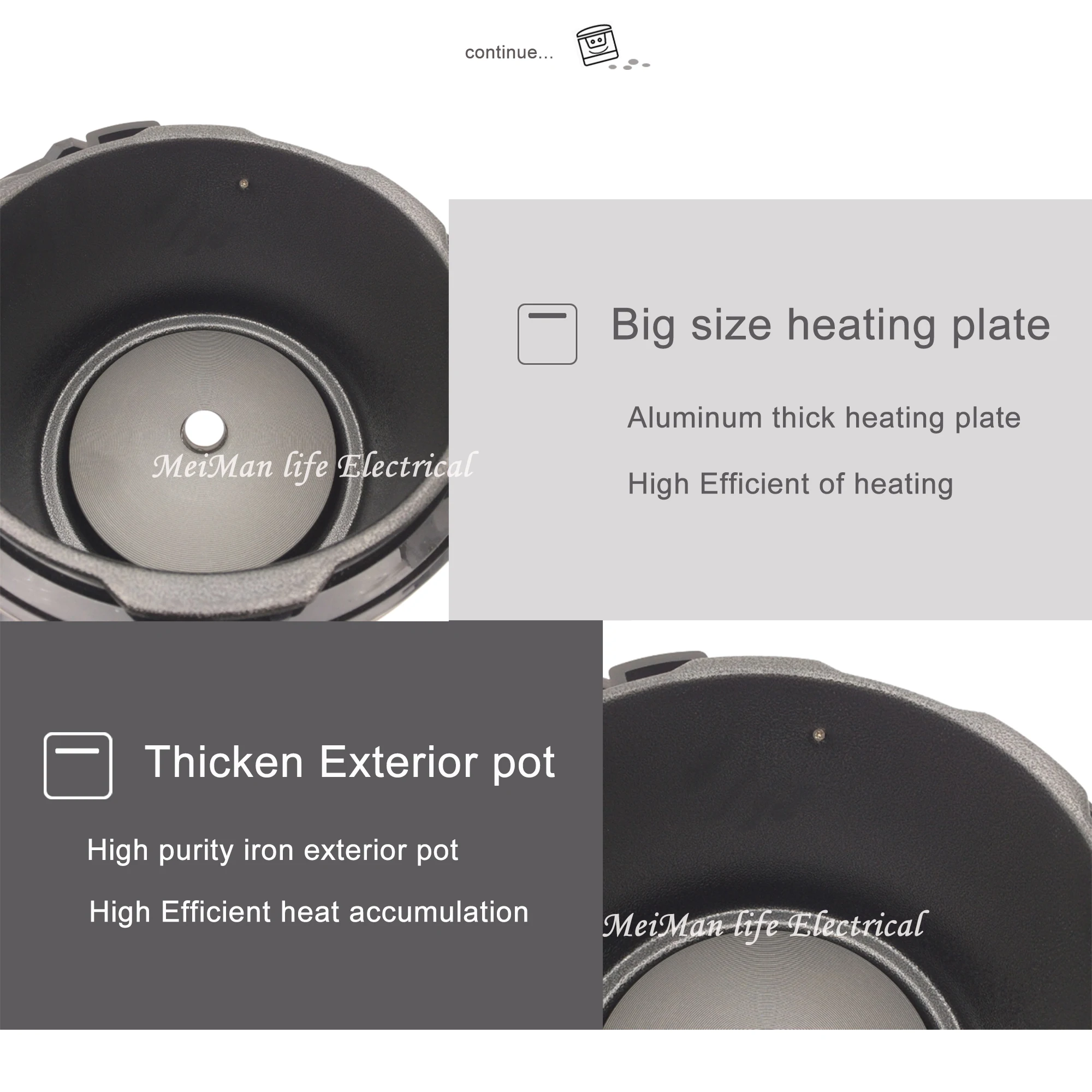 Hot sale cheap price Easy Operating programerble LCD 6l Electric Pressure Cooker