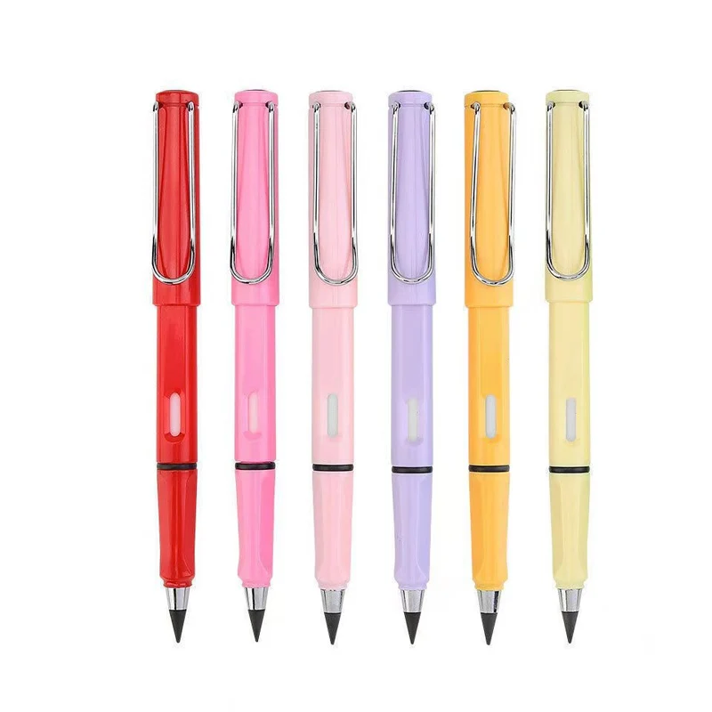 Новый список семь цветов 2B, креативные, нет чернил, вечные, нет необходимости затачивать, стираемые карандаши для студентов