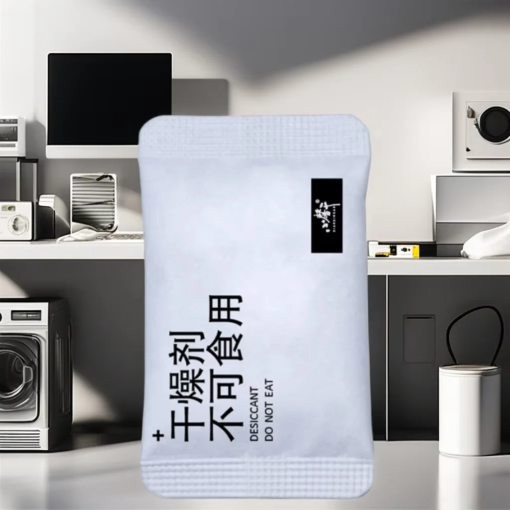 Food Grade White Round-Cornered Silica Gel Desiccant  For Dehumidifier Food  Package Multi-Purpose Household Chemicals