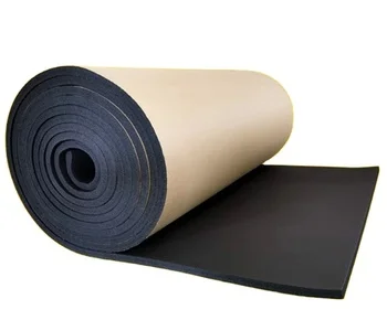 Aluminum foil NBR/PVC Class 1 Foam Rubber Insulation Roll for Duct