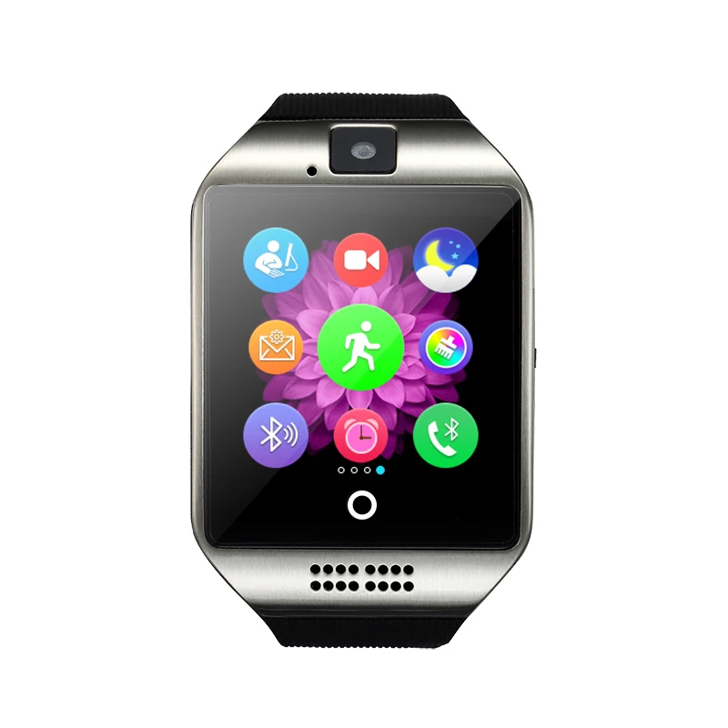 New Arrivals 2021 High Quality 1.54 Inch Touch Screen Android Q18 Smart Phone Watch With Sim Card And Camera Mobile