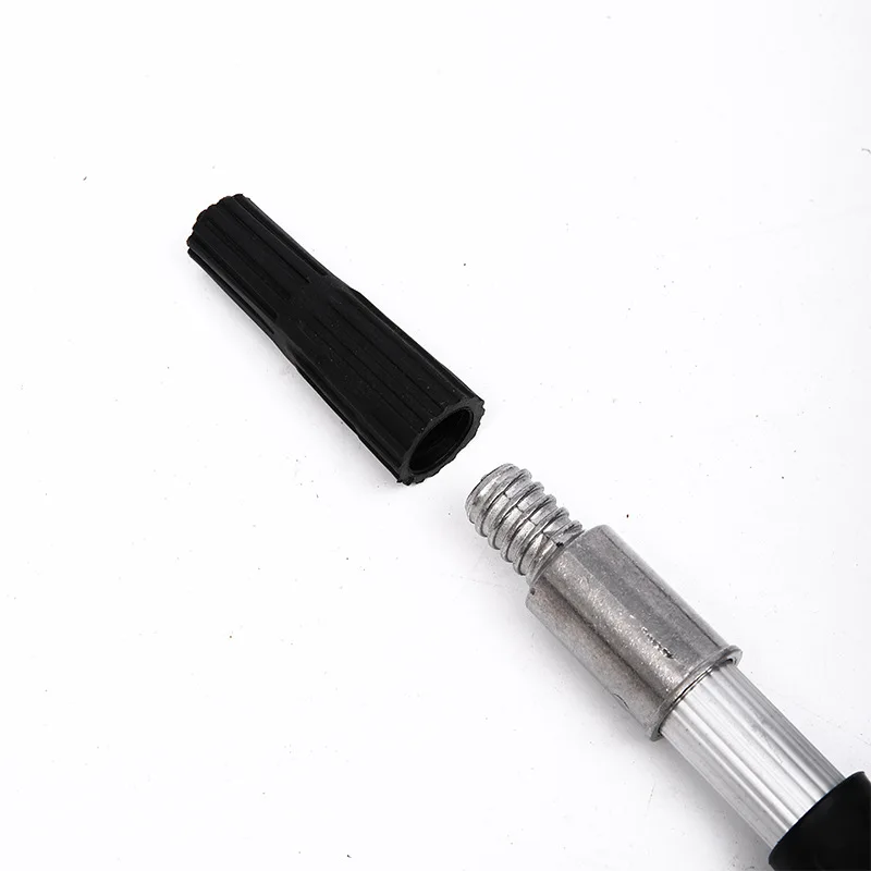 customized metal thread connector  paint roller Aluminum pole 2 sections 3meters extension pole