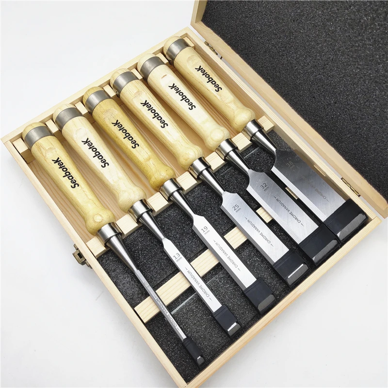 High Quality Woodwork Flat Chisel With Wooden Handle