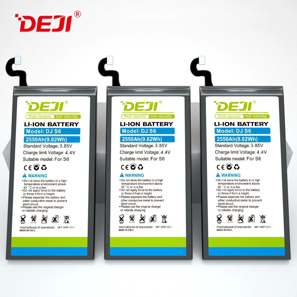 gb t18287 2013  EB-BG920ABE  lithium battery for samsung S6 phone accessories