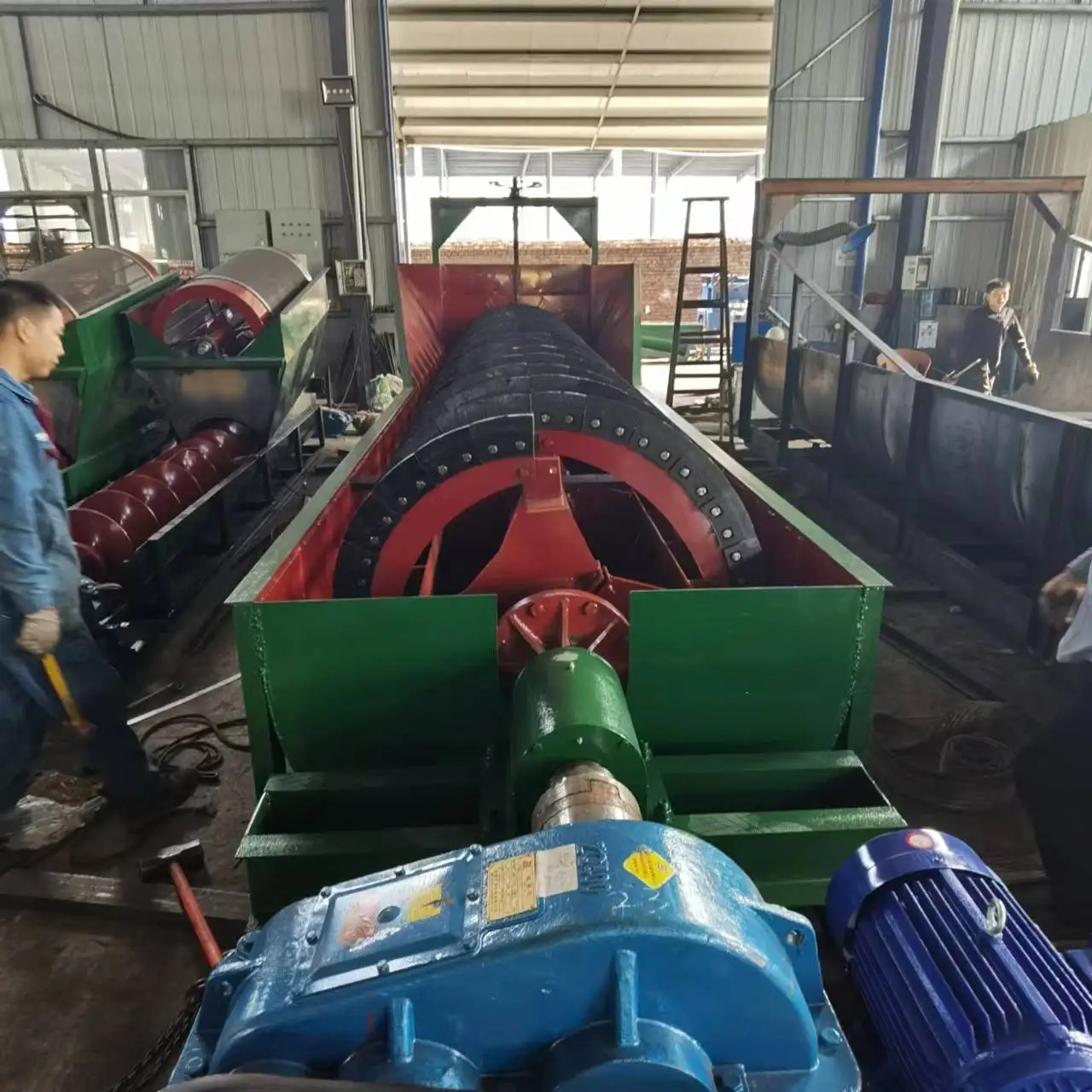 High Cost-Effective China Spiral Equipment Spiral Washer Conveyor Belt  Loading Machine