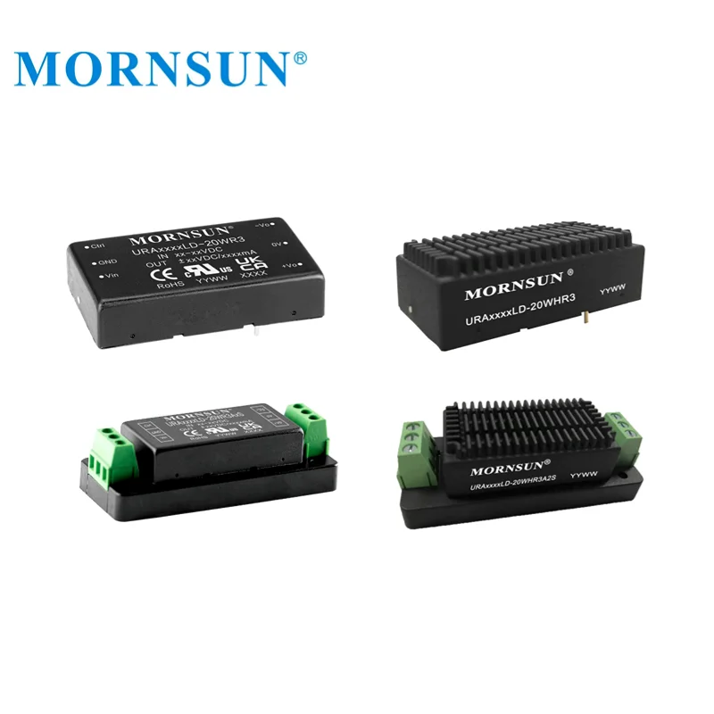 Mornsun URB4809LD-20WR3 Isolated 18-75V Input Single Output 9V 20W DC DC Converter Power Converters Modules For PCB