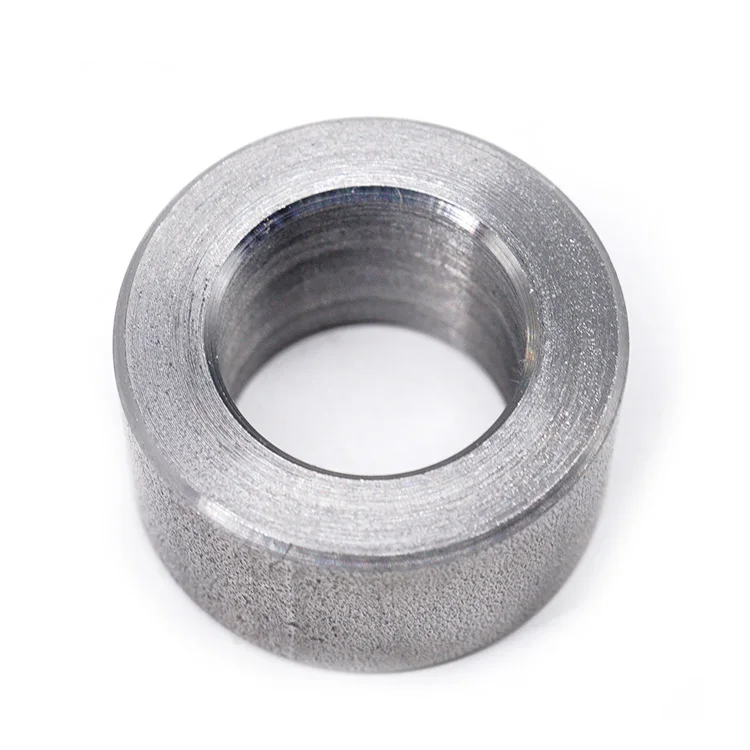 CNC Turning Parts High Precision Carbon Steel Iron Bearing Bushing Shaft Chamfered Hollow Iron Sleeve