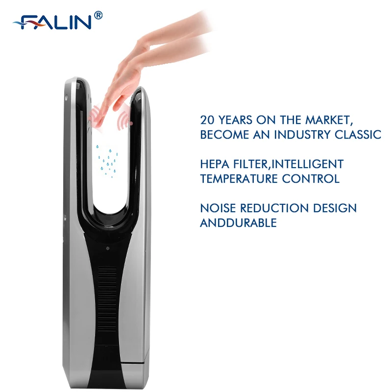 Фалин FL-2029 высокой скорости ABS ультрафиолетового света струя воздуха сушилка для рук туалета с вэсв