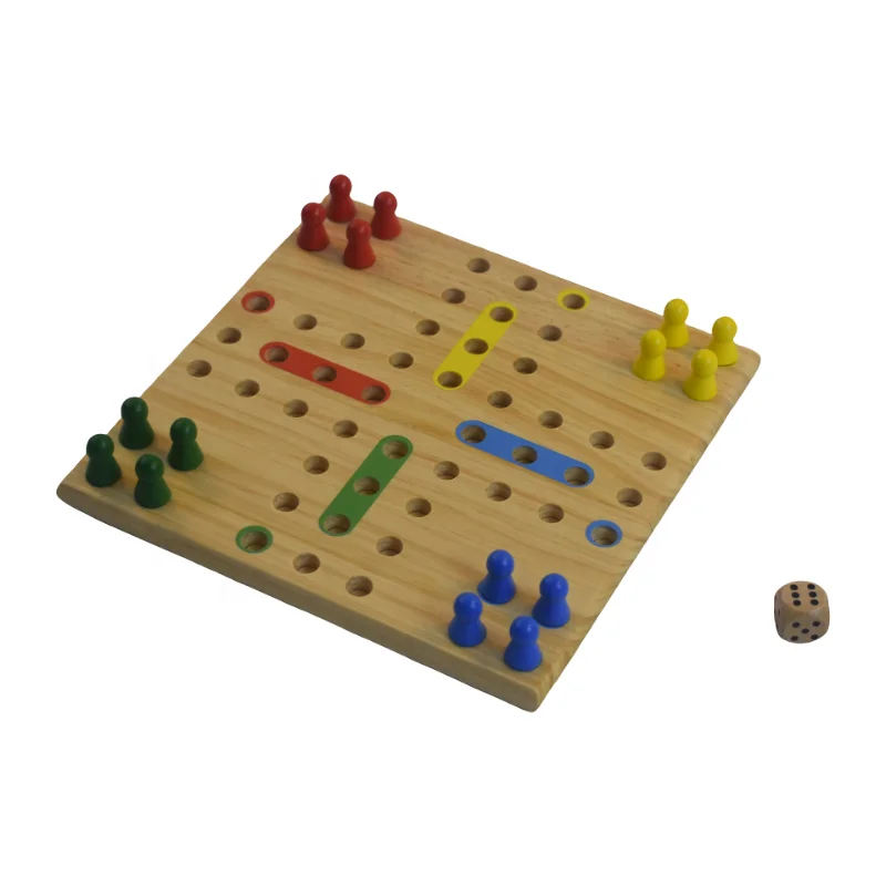 Квадратная настольная игра Ludo красочная в помещении для детей и взрослых